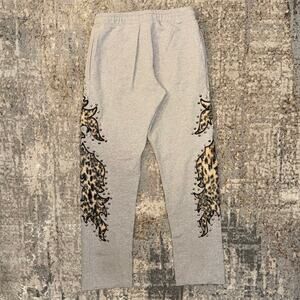 Moschino Couture Studded Faux Fur Appliqué Sweatpants Size US 6